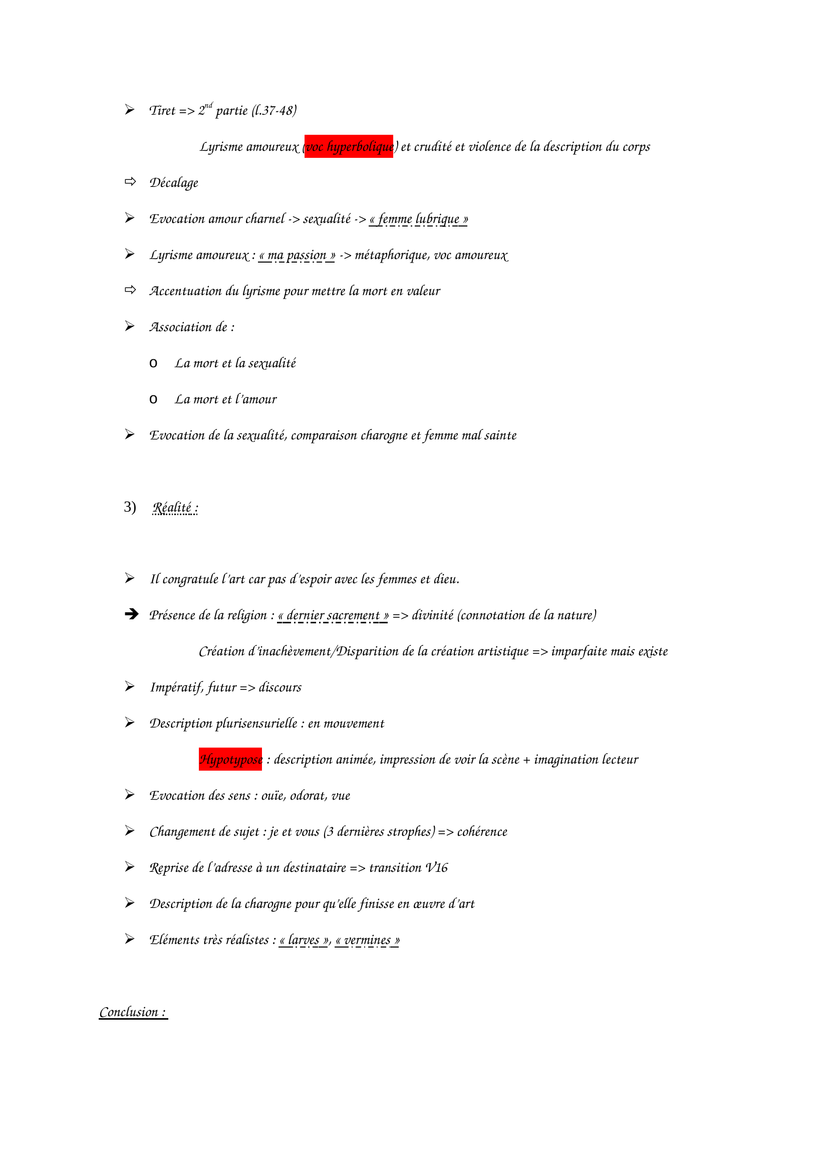 Prévisualisation du document La charogne