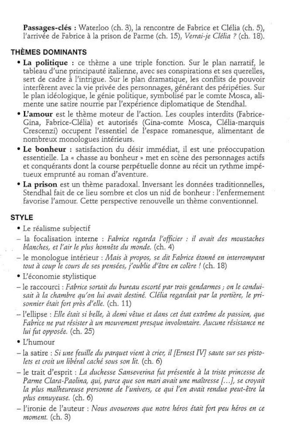 Prévisualisation du document La Chartreuse de Parme de Stendhal (analyse détaillée)