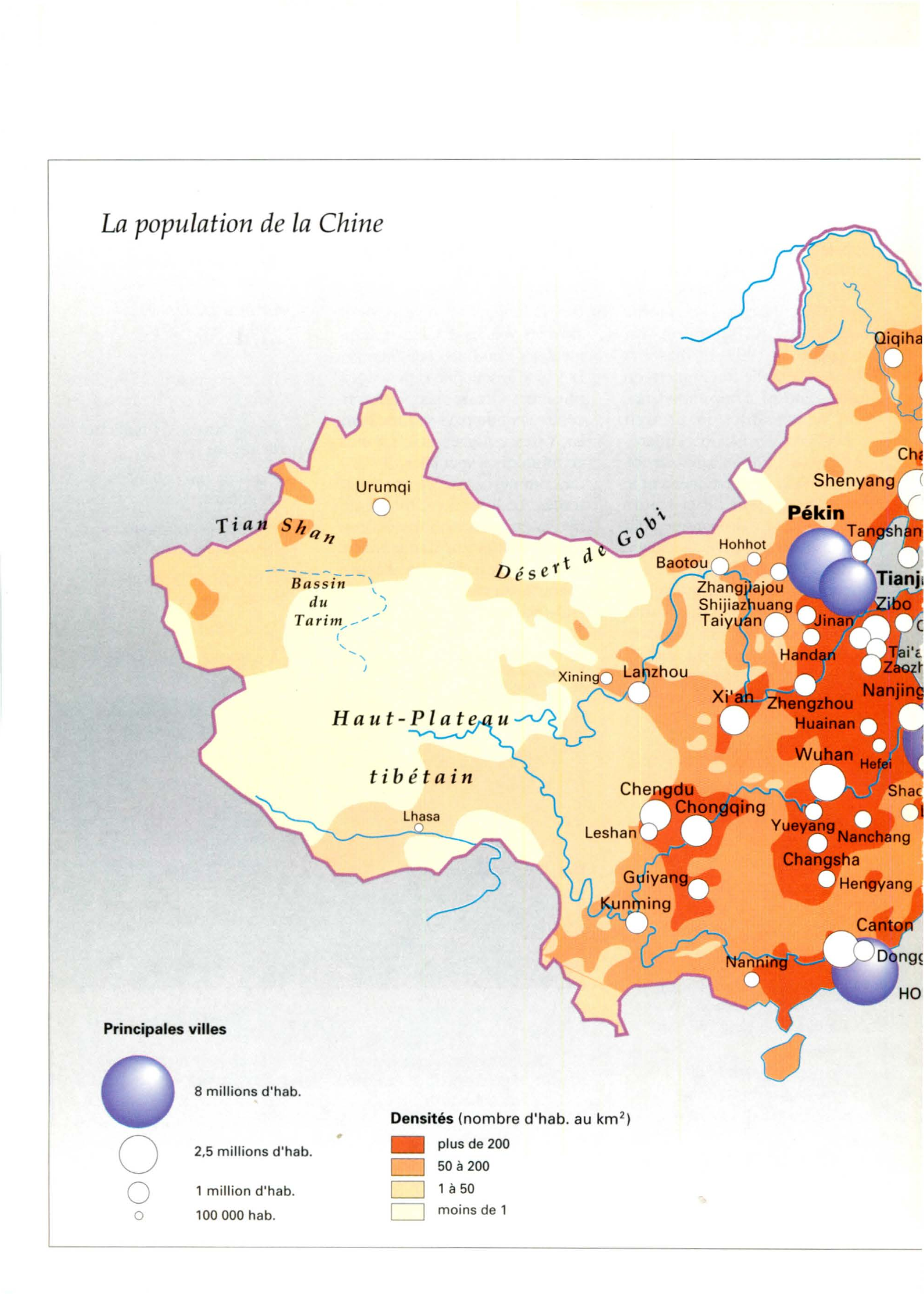 Prévisualisation du document LA CHINE (carte, population, administration, géographie)  ?