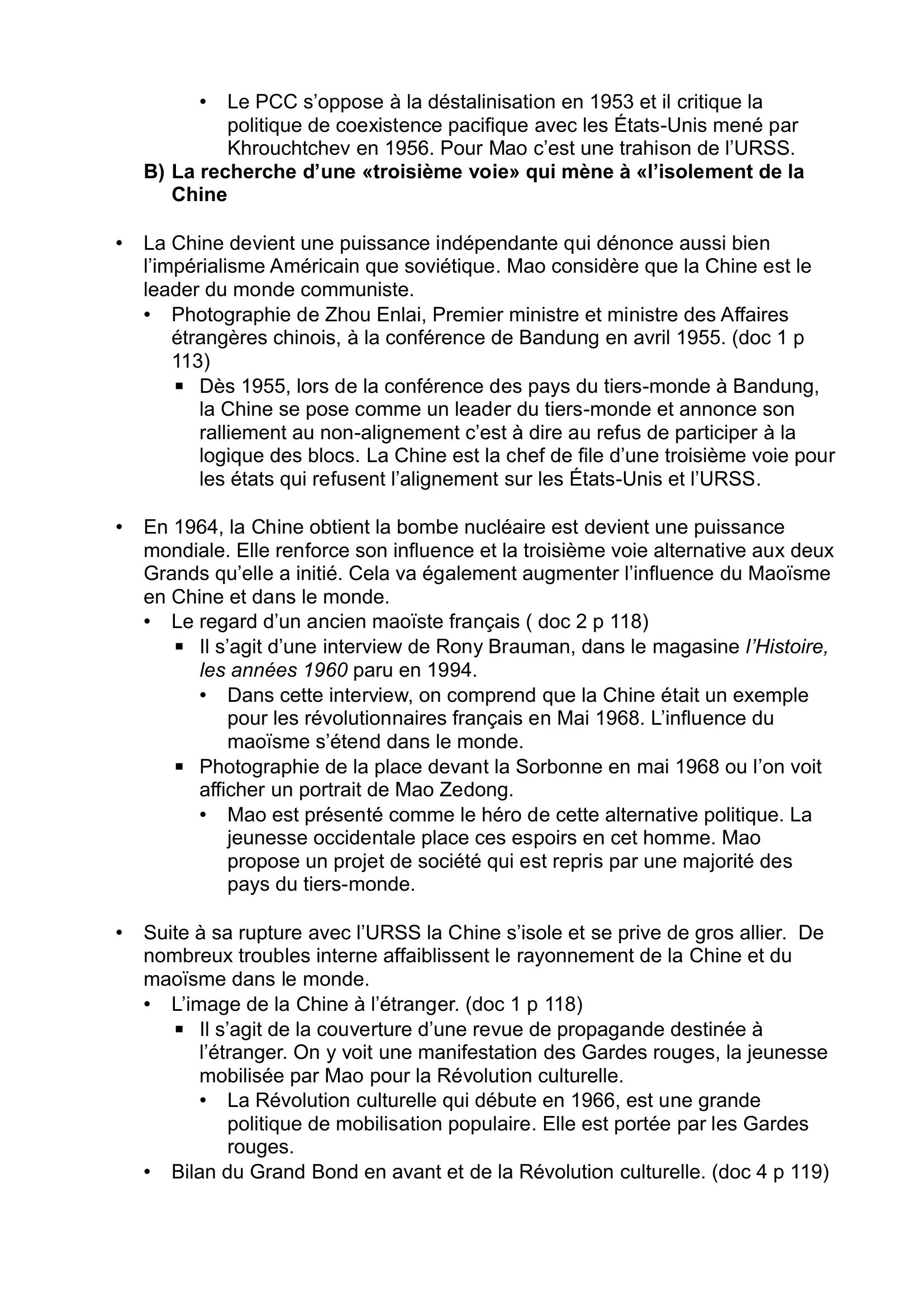 Prévisualisation du document La Chine et le monde depuis 1949
