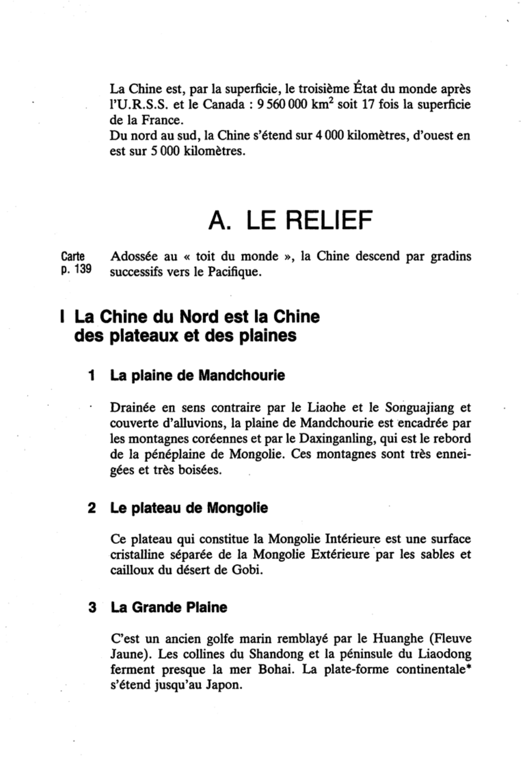 Prévisualisation du document La Chine : le milieu naturel