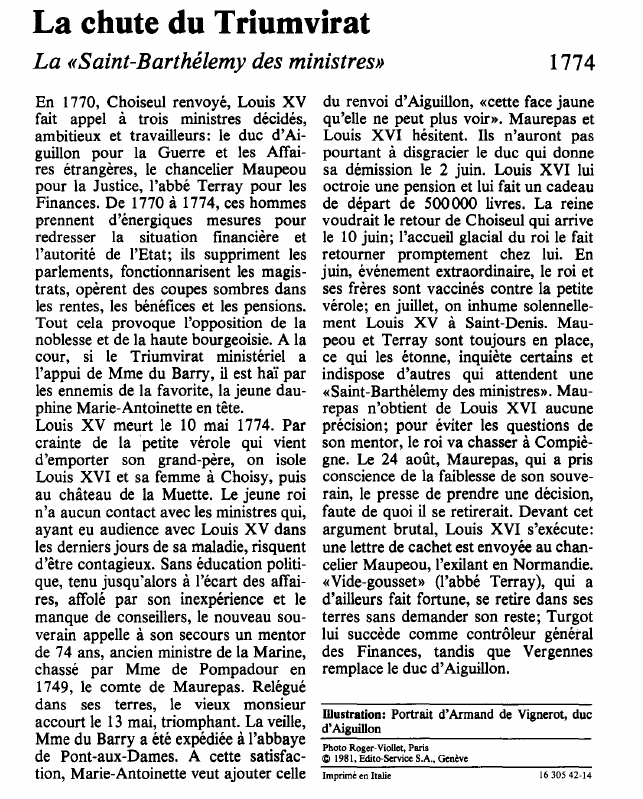 Prévisualisation du document La chute du TriumviratLa «Saint-Barthélemy des ministres».