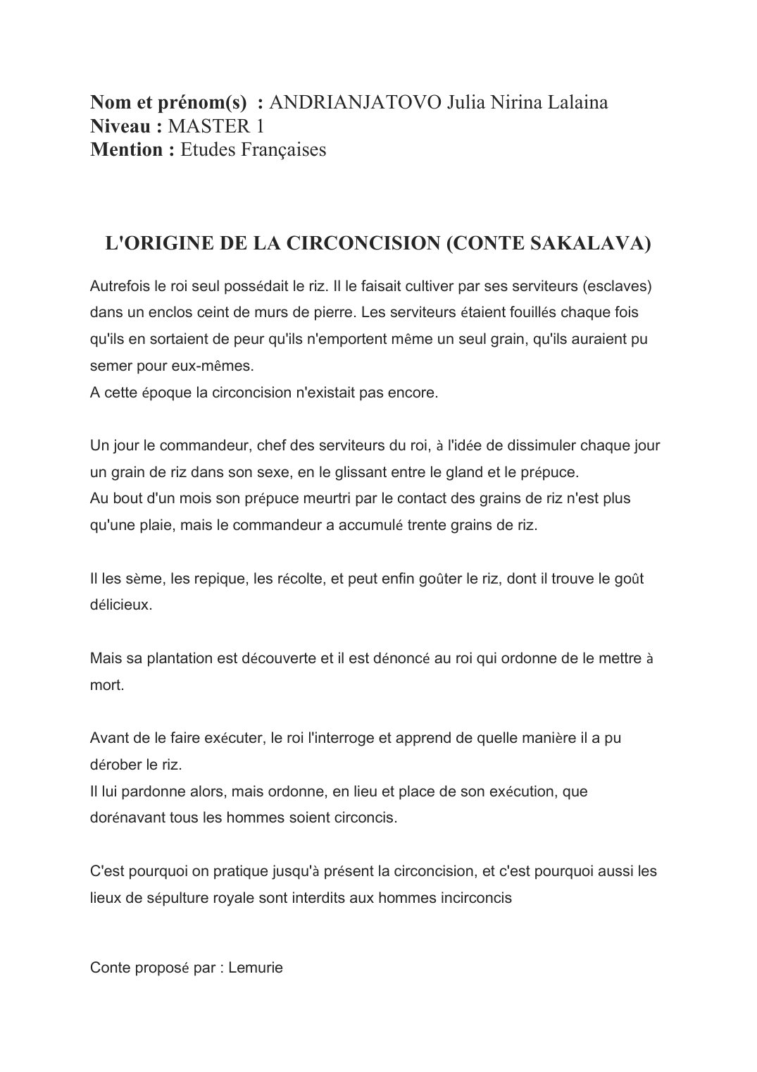 Prévisualisation du document la circoncision