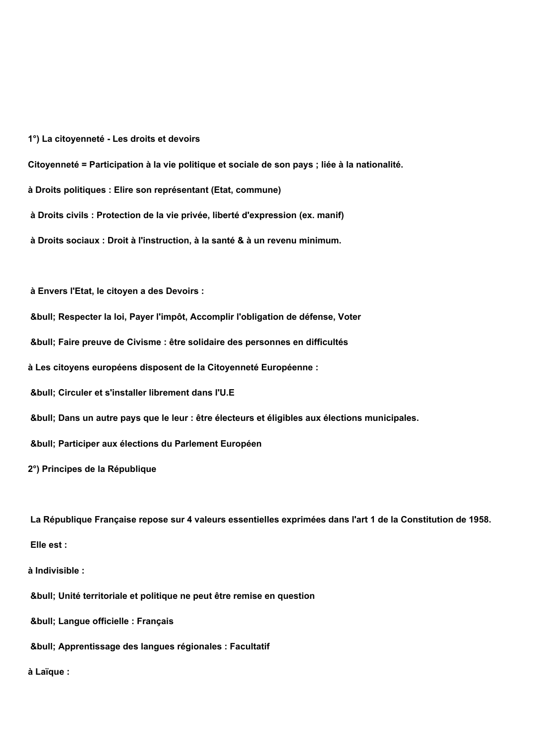 Prévisualisation du document La Citoyenneté &#8211; La République  La Démocratie