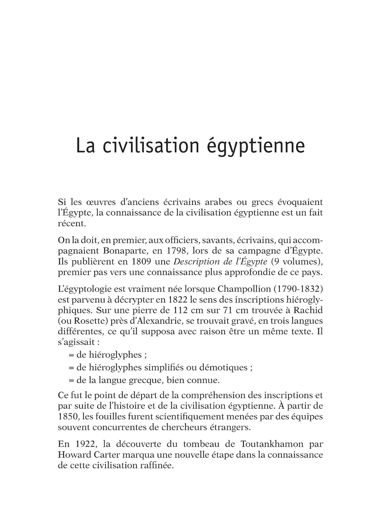 Prévisualisation du document La civilisation égyptienne