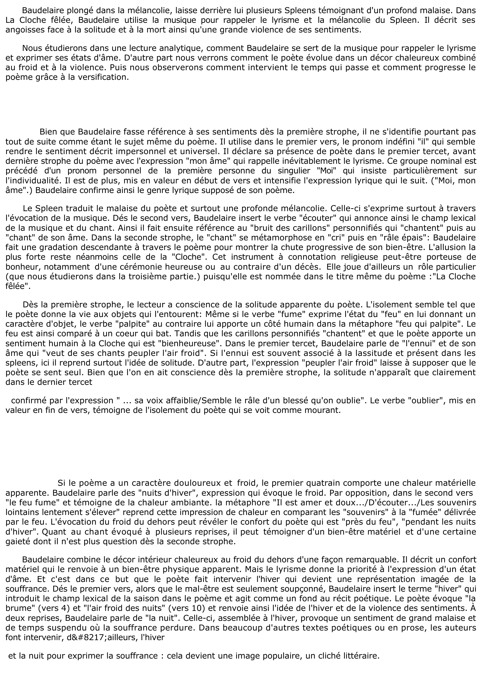 Prévisualisation du document La Cloche fêlée (Spleen et Idéal)
