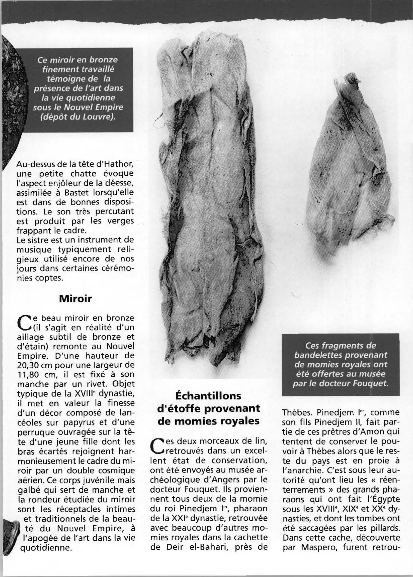 Prévisualisation du document La collection égyptienne du musée d'Angers
