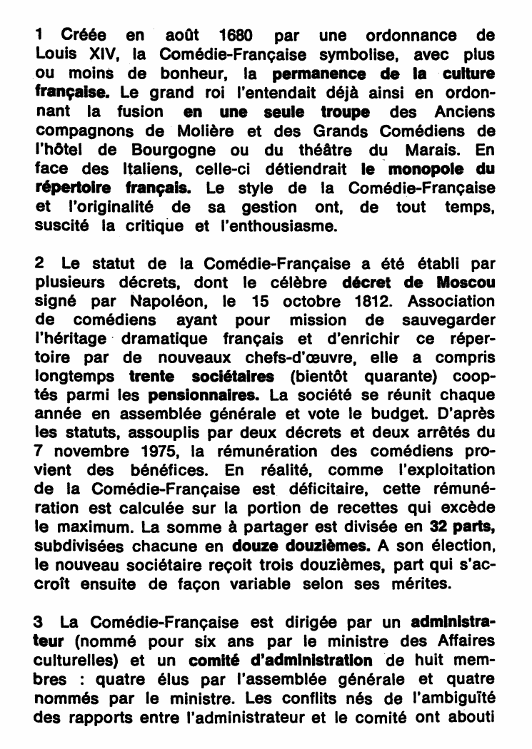 Prévisualisation du document La Comédie-Française