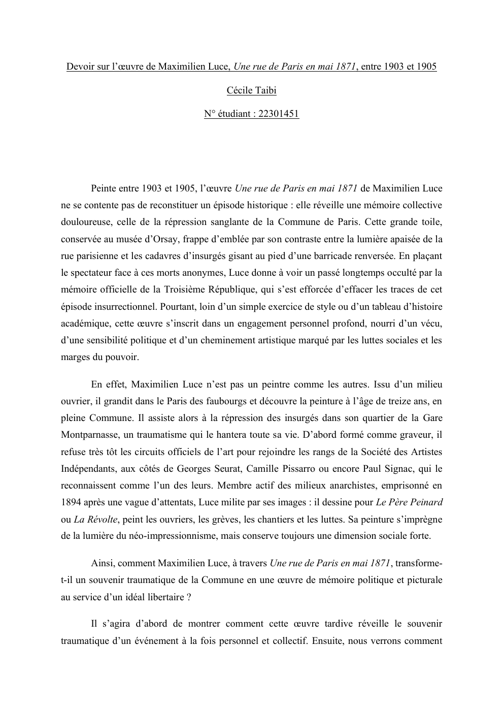 Prévisualisation du document La Commune de Maximilien Luce