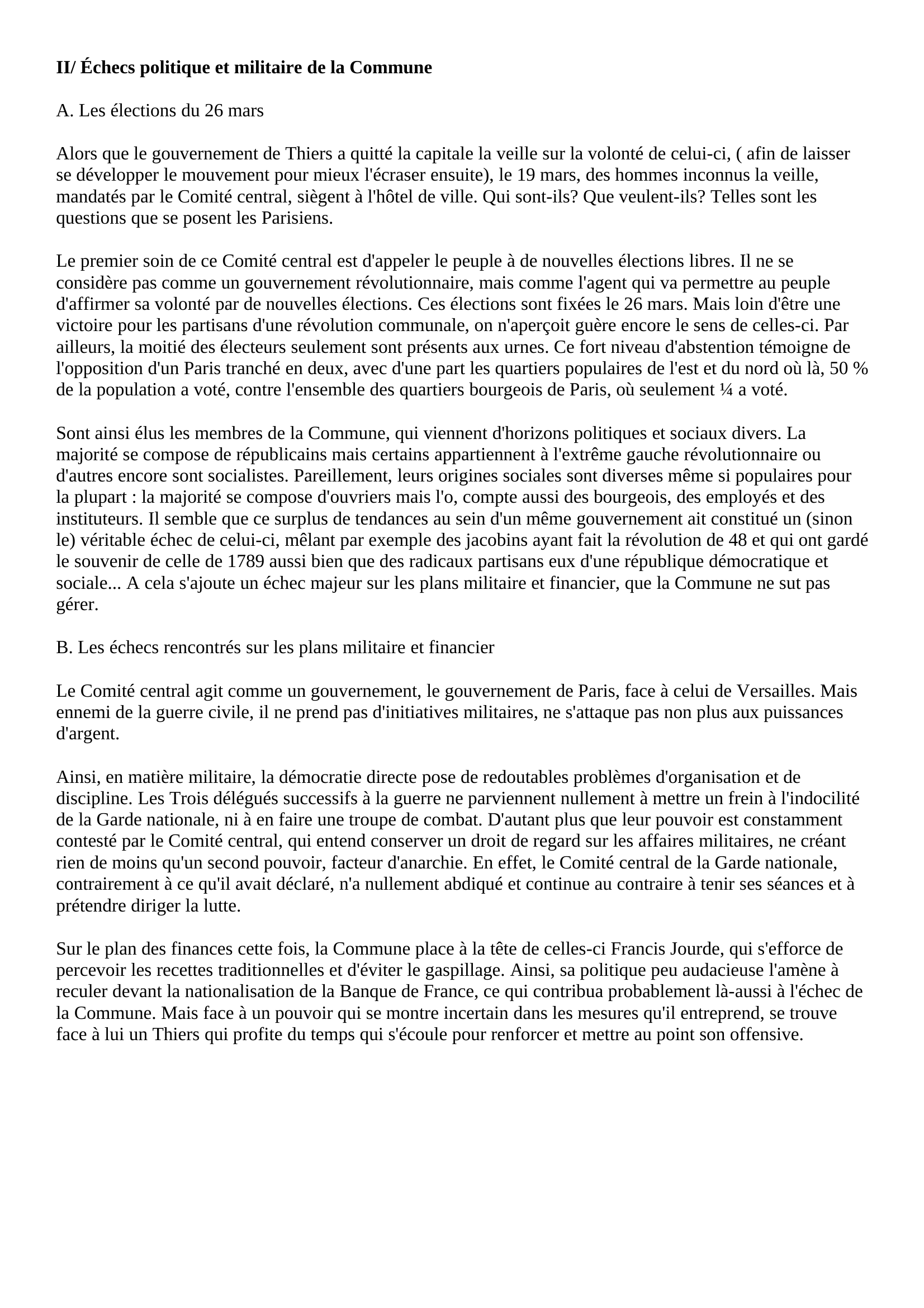 Prévisualisation du document La Commune de Paris