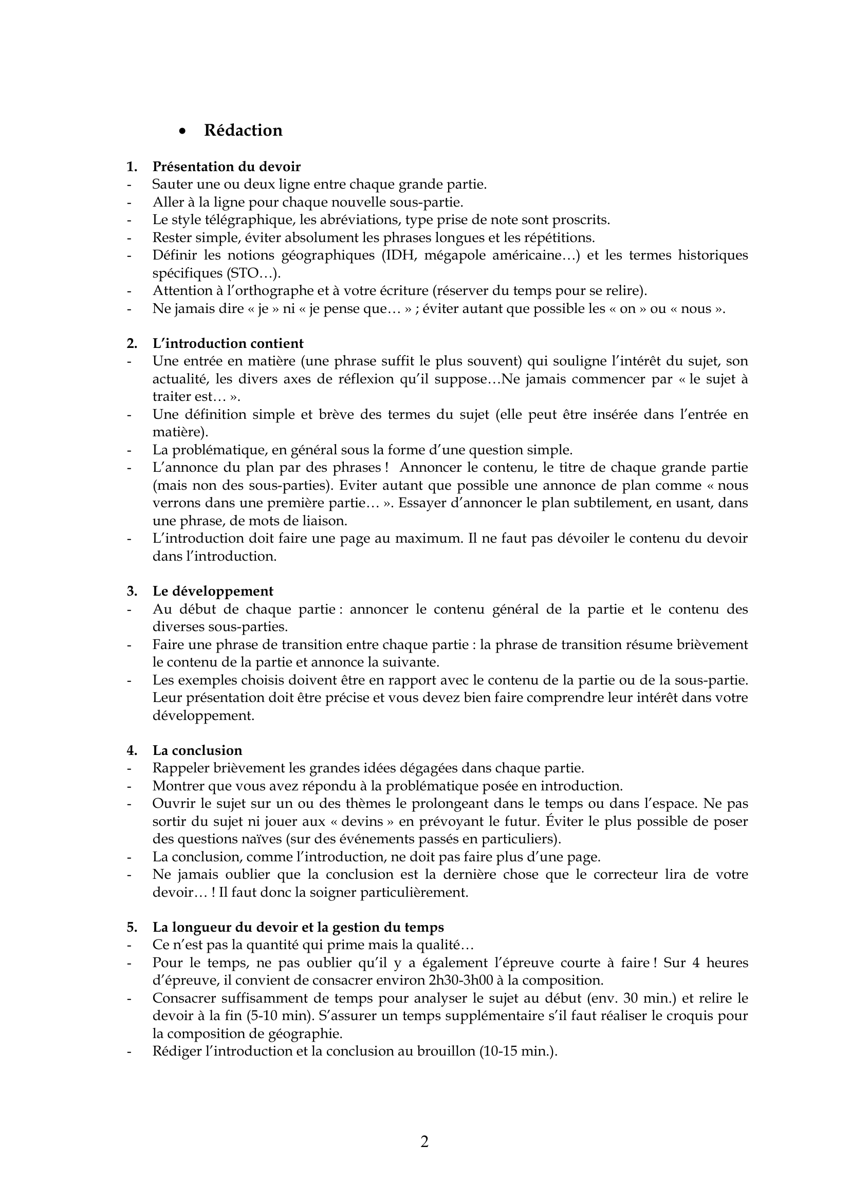 Prévisualisation du document La composition en histoire ou en géographie -  Épreuve longue du baccalauréat