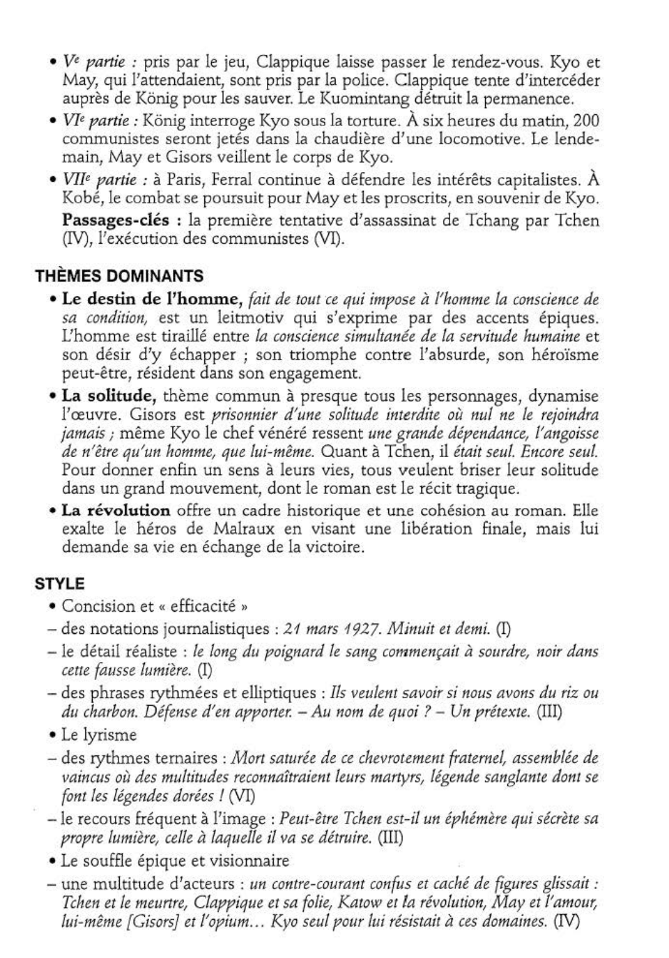 Prévisualisation du document La Condition humaine d'André Malraux (analyse détaillée)