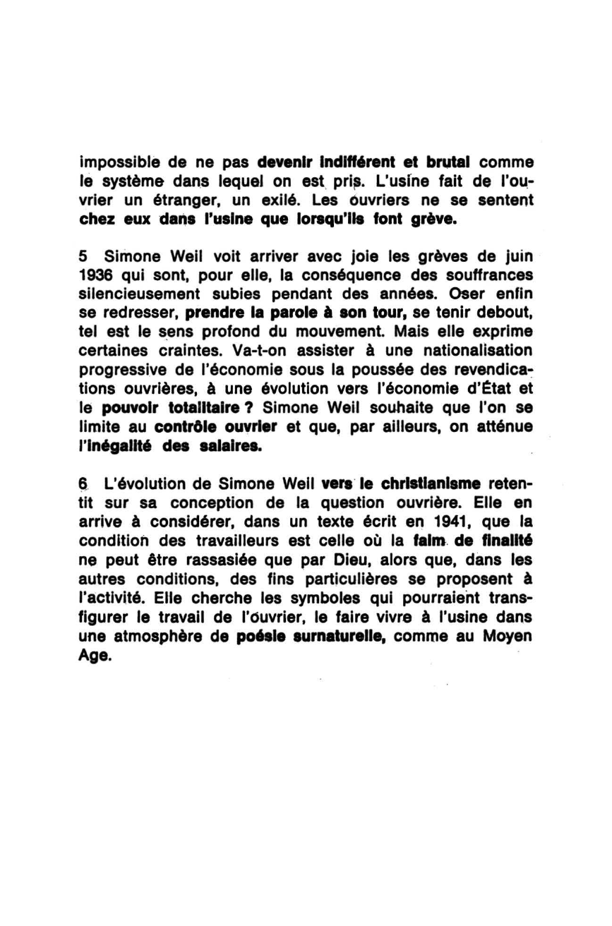 Prévisualisation du document La Condition ouvrière de Weil (Simone)