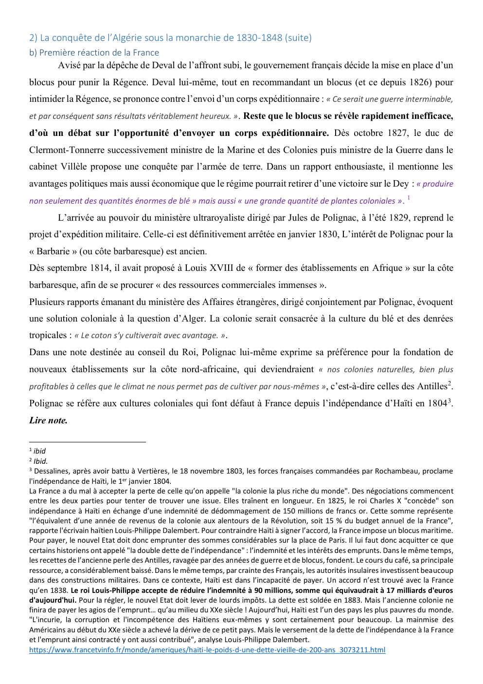 Prévisualisation du document La conquête de l'Algérie sous la monarchie de 1830-1848