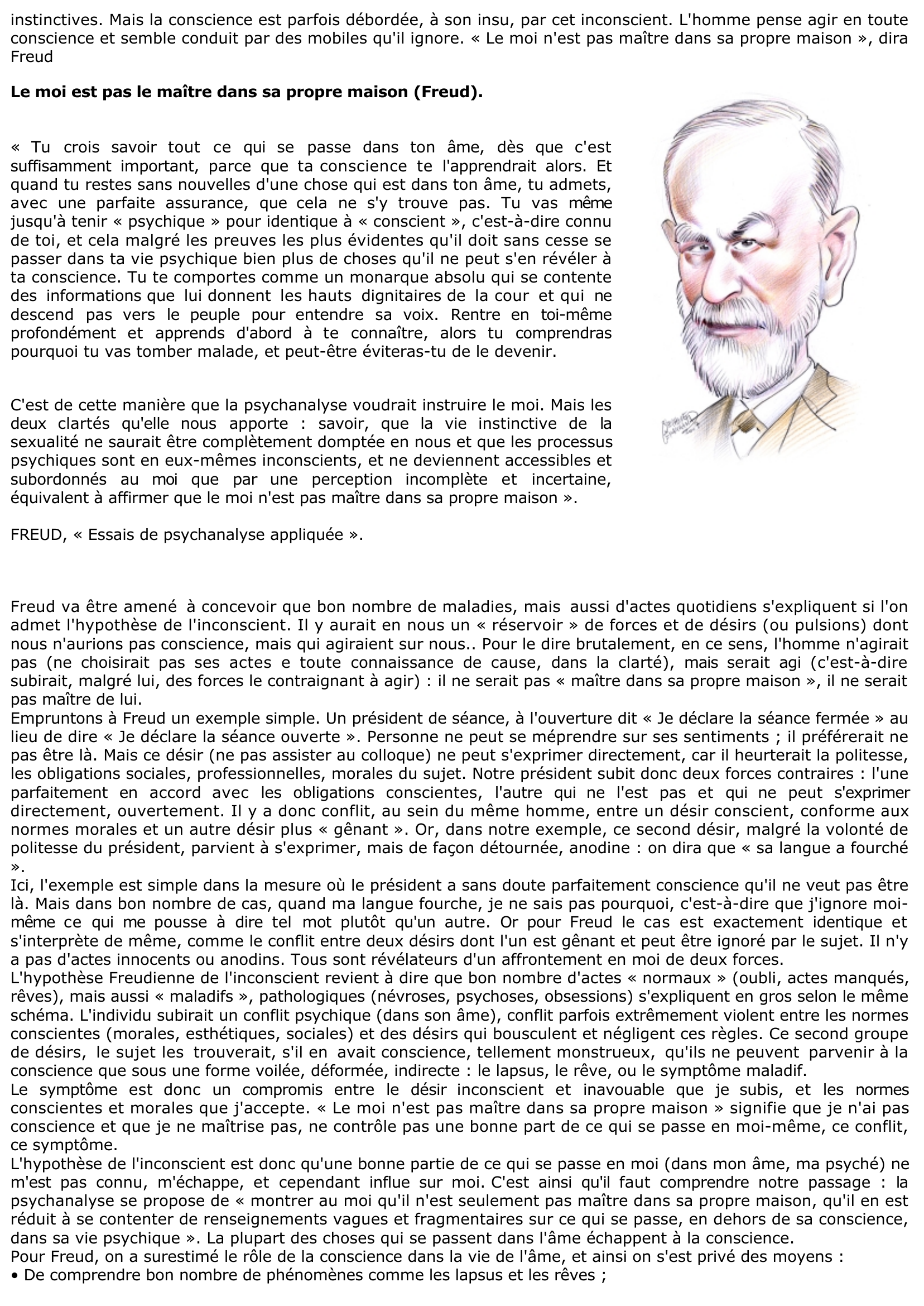 Prévisualisation du document La conscience est-elle tout le psychisme ?