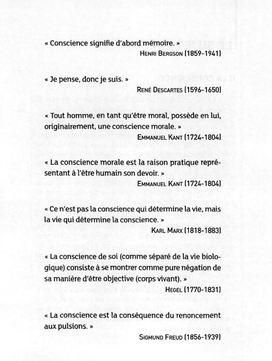 Prévisualisation du document « La conscience est un trait d’union entre ce qui a été et ce qui sera, un pont jeté entre le passé et l’avenir. »

Henri Bergson (1859-1941)