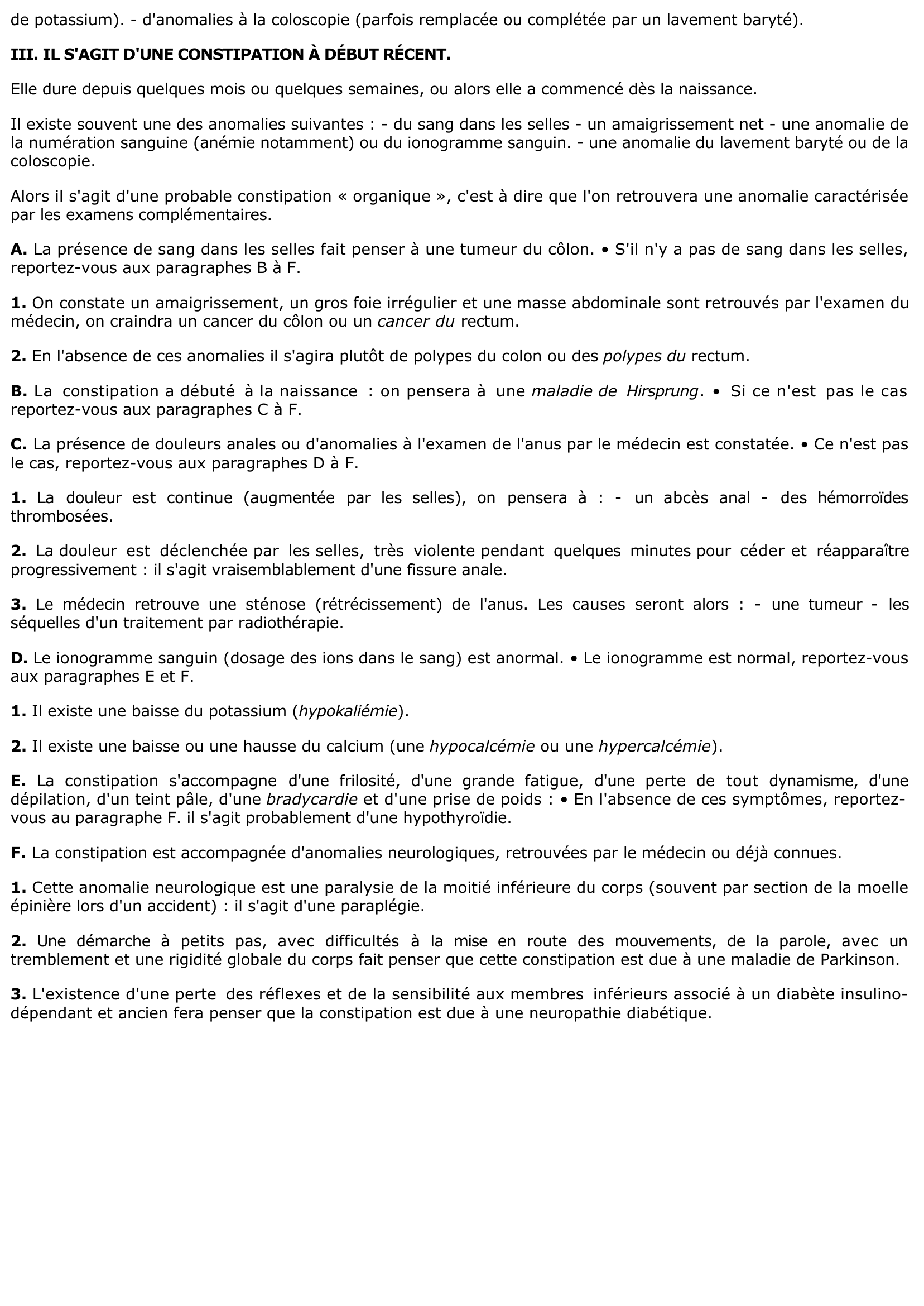 Prévisualisation du document LA CONSTIPATION