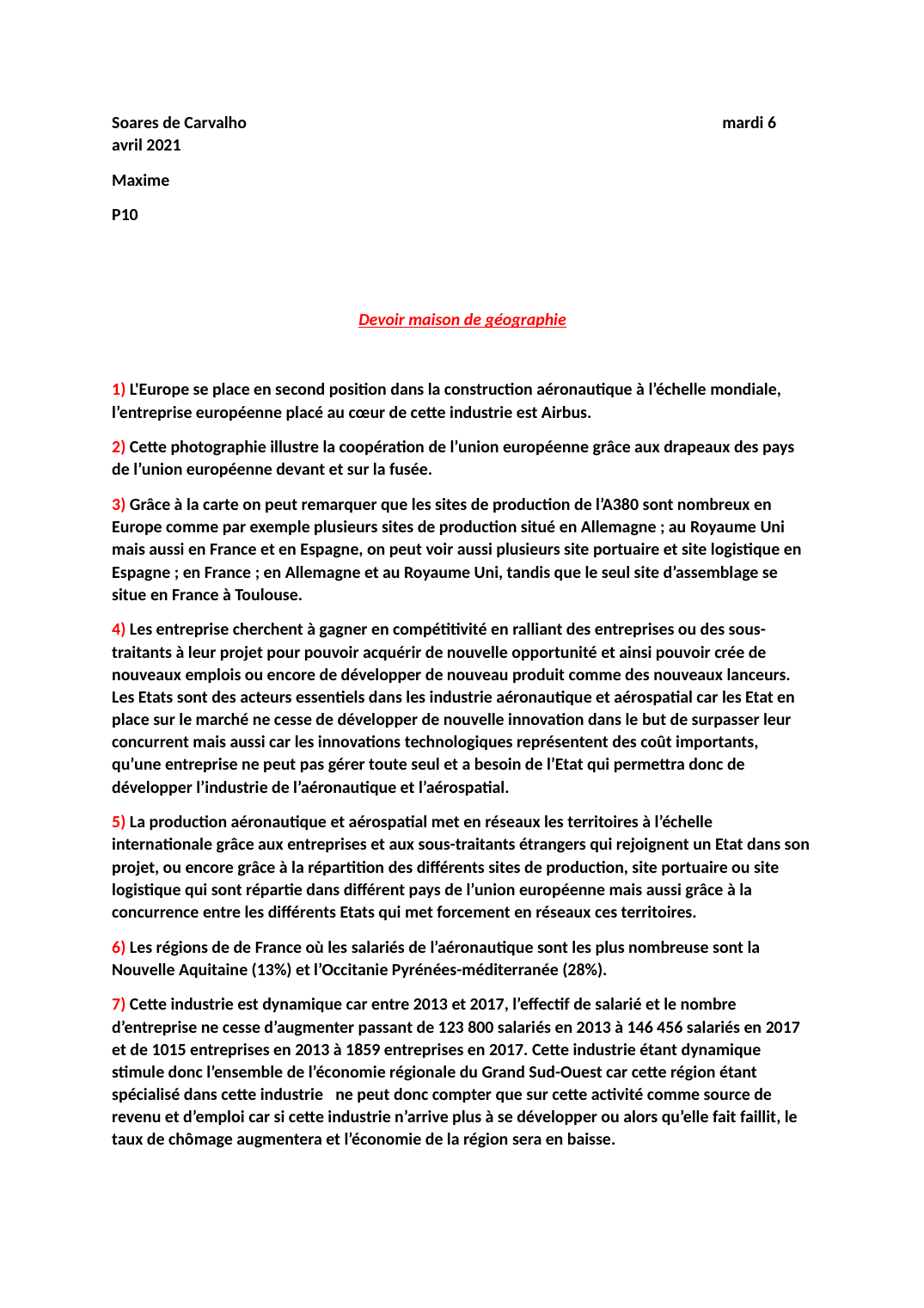 Prévisualisation du document La construction aéronautique