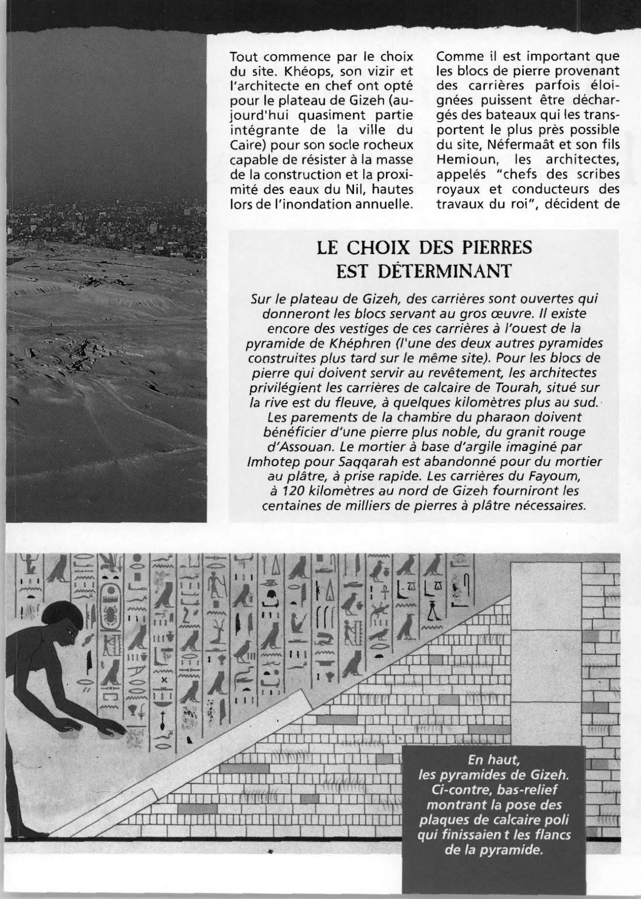 Prévisualisation du document La construction de I la Grande Pyramide