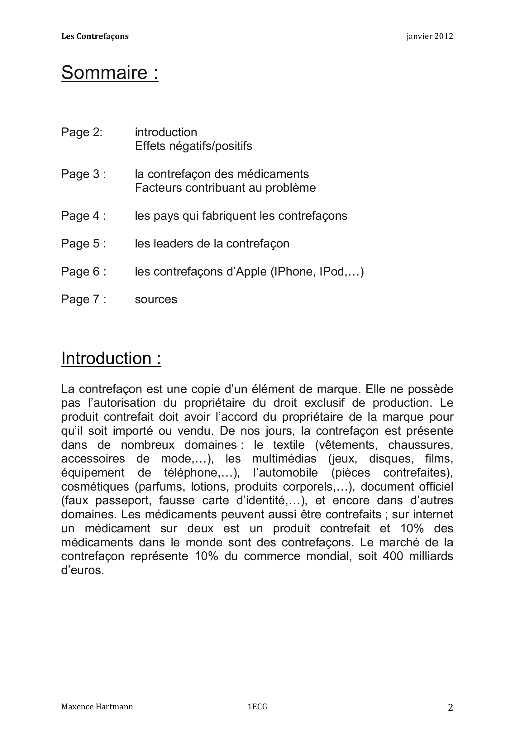 Prévisualisation du document La contrefaçon