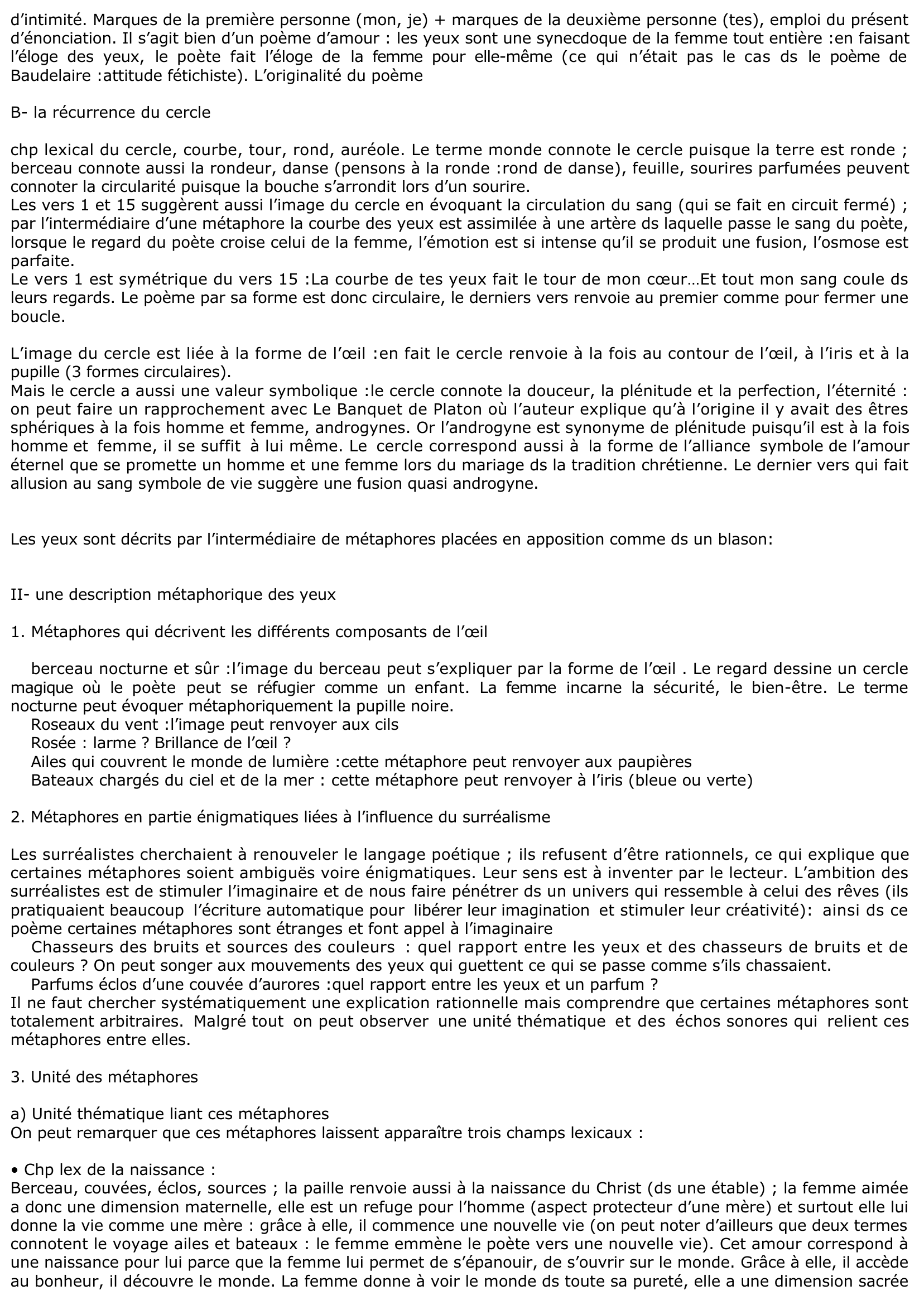 Prévisualisation du document La Courbe de tes Yeux, Paul Eluard