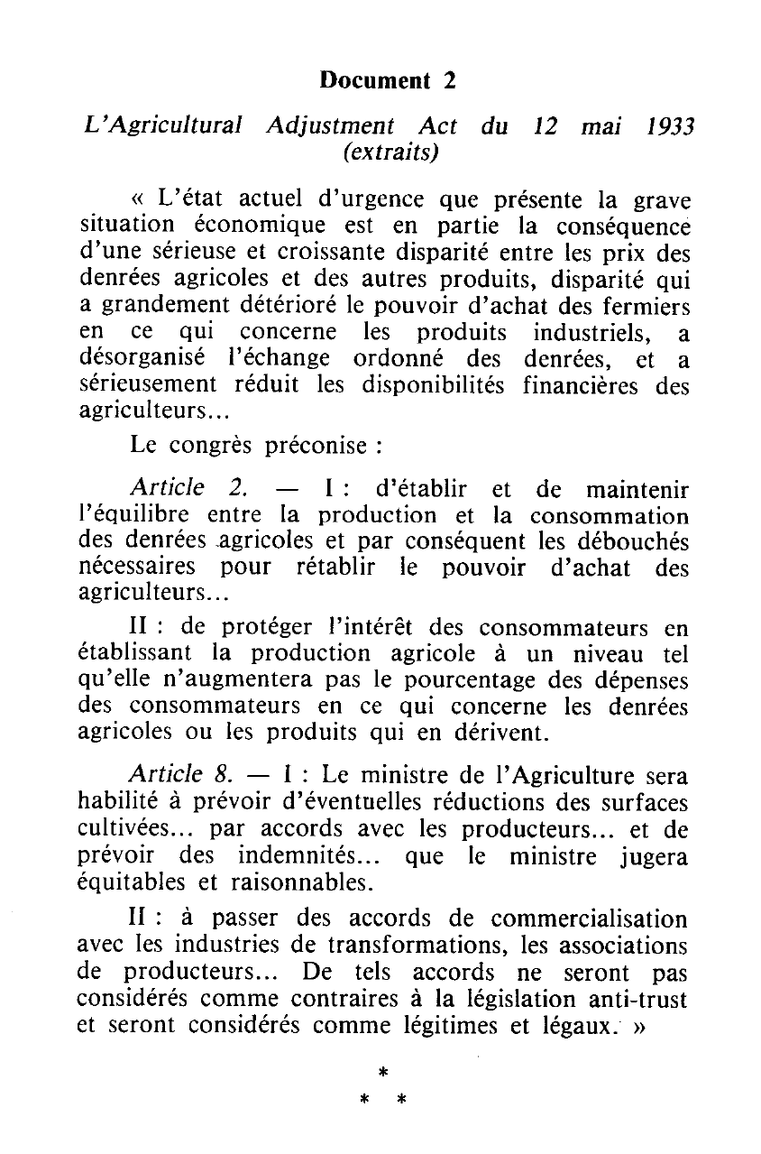 Prévisualisation du document LA CRISE AGRICOLE AUX ÉTATS-UNIS DANS L'ENTRE-DEUX-GUERRES.