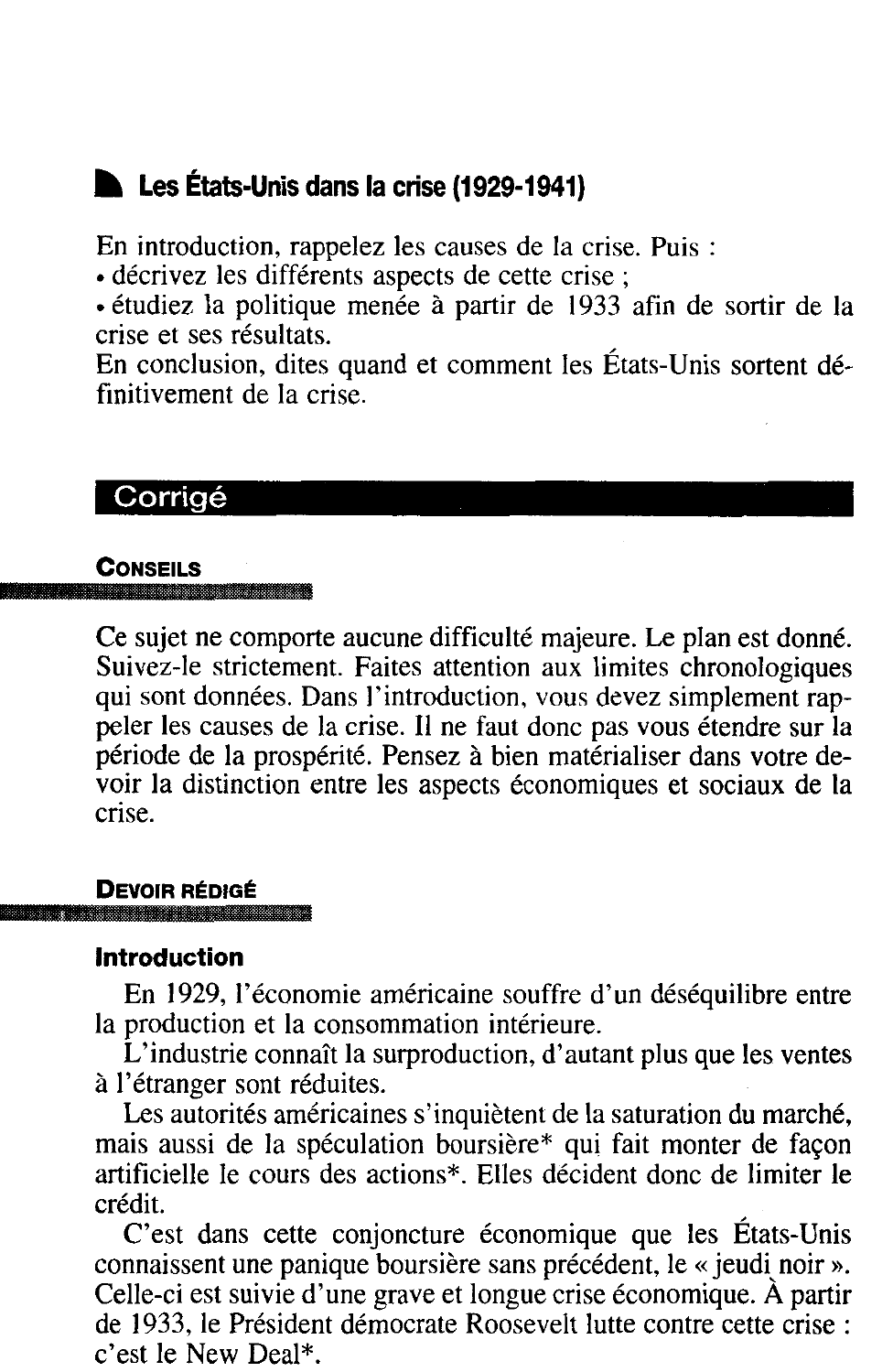 Prévisualisation du document LA CRISE DE 1929 AUX ÉTATS-UNIS
