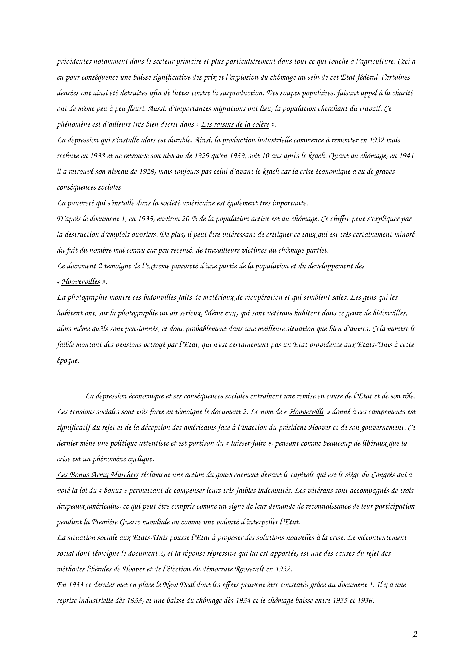 Prévisualisation du document La crise de 1929 commentaire de documents