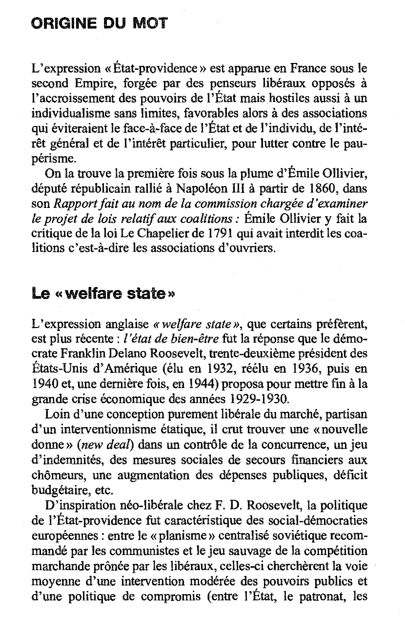 Prévisualisation du document La Crise de l'État-providence de Pierre ROSANVALLON