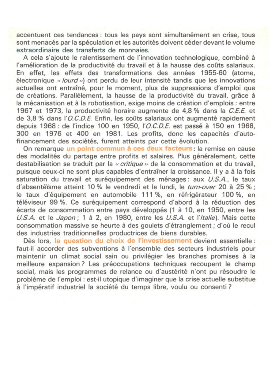 Prévisualisation du document LA CRISE ÉCONOMIQUE DE 1973 (histoire)