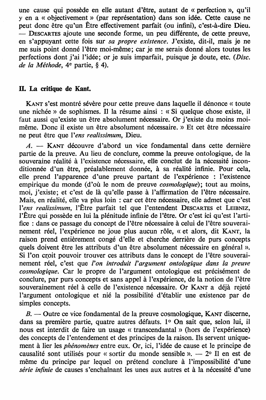 Prévisualisation du document La critique kantienne de la preuve cosmologique de l existence de Dieu.