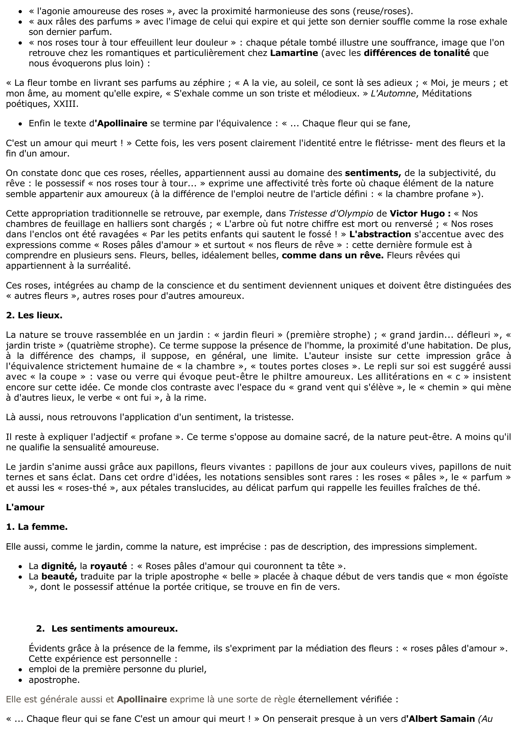 Prévisualisation du document La cueillette - APOLLINAIRE