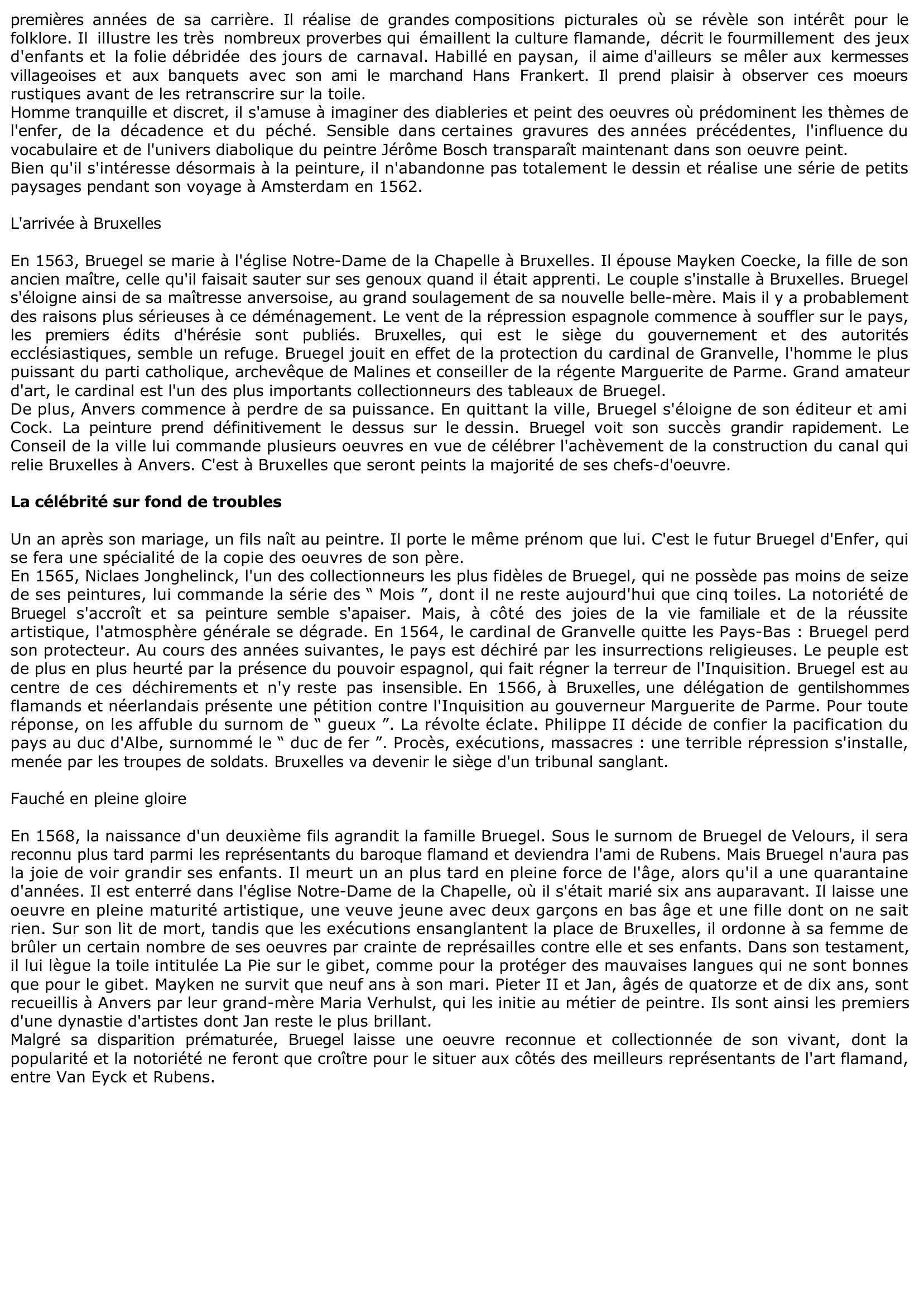 Prévisualisation du document La Cuisine grasse de Bruegel (Analyse du tableau)