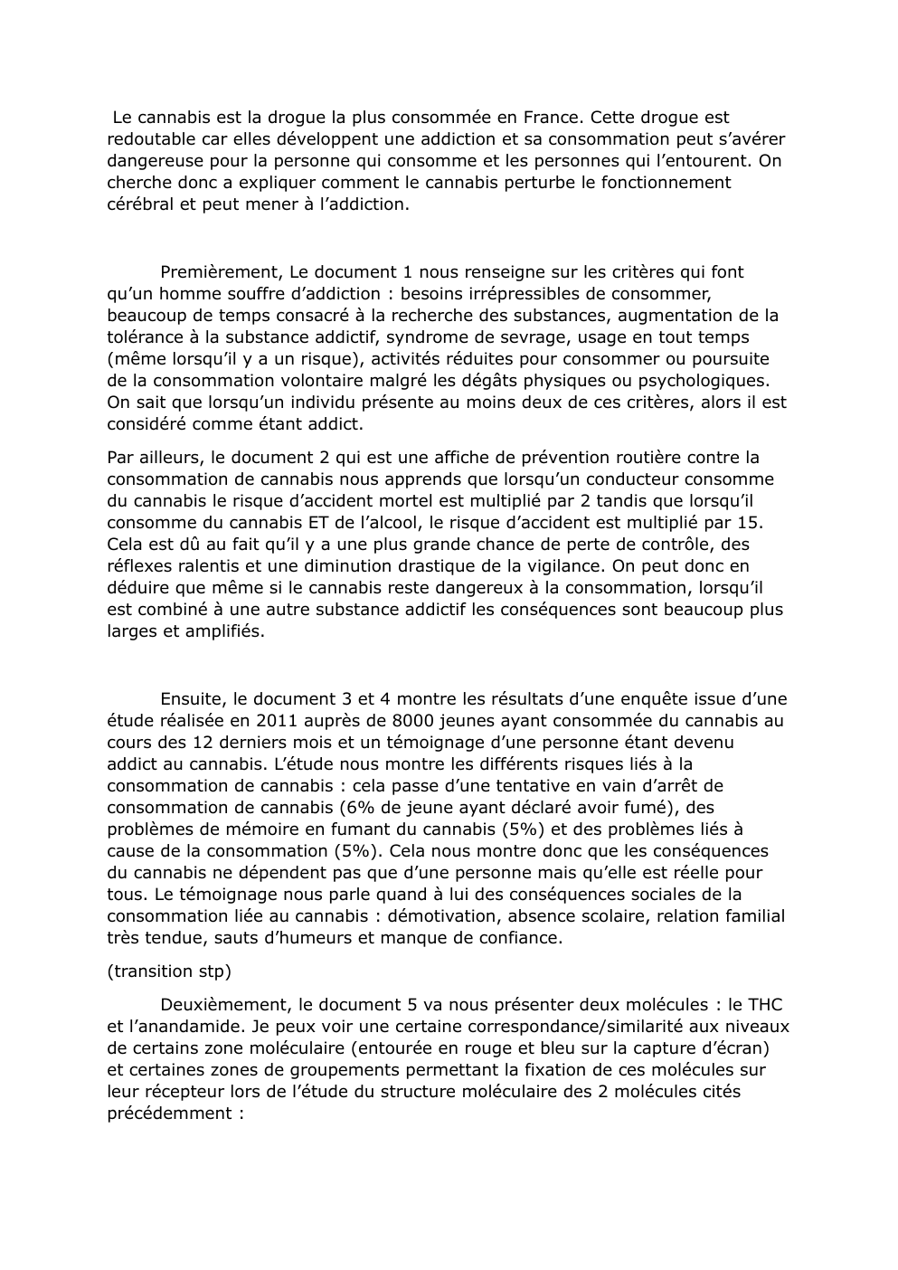 Prévisualisation du document La dangerosité du cannabis