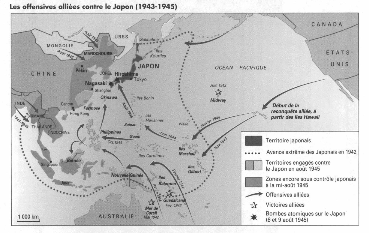 Prévisualisation du document La défaite du Japon : 1943-1945 (Histoire)