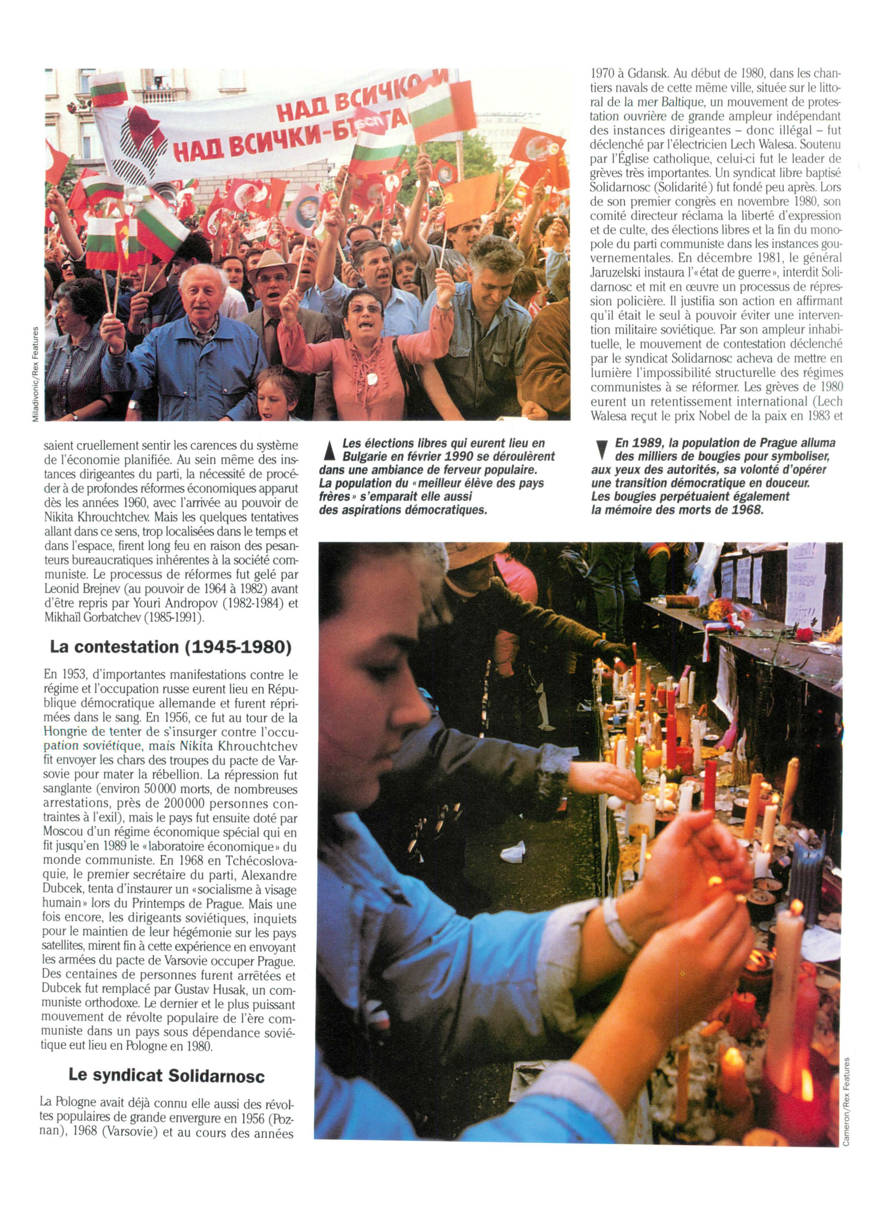 Prévisualisation du document La Démocratie dans les anciens Etats communistes