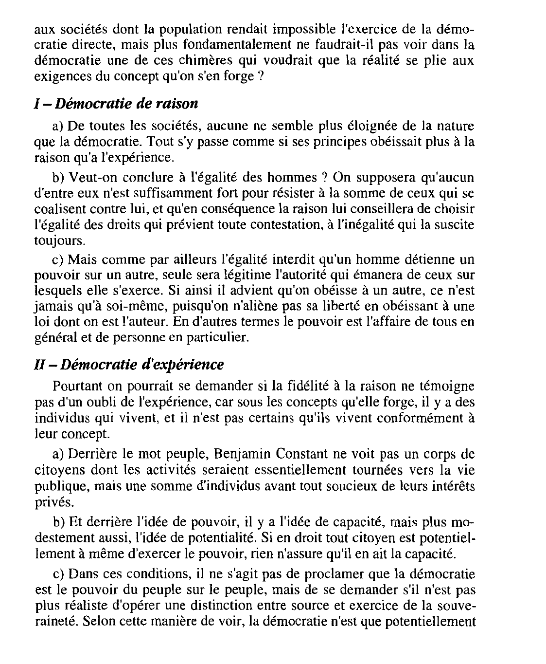 Prévisualisation du document La démocratie 	est-elle l'affaire de tous ?