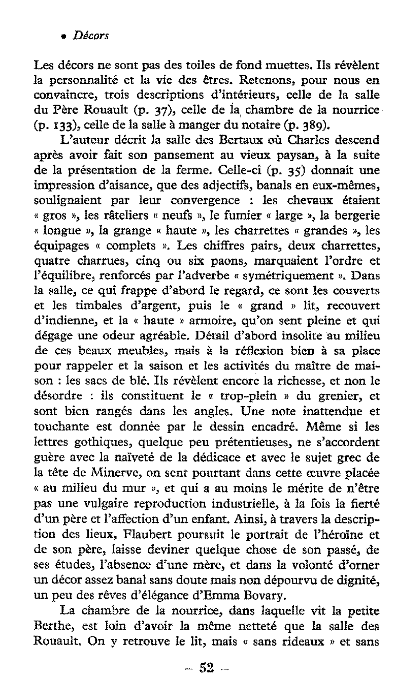 Prévisualisation du document LA DESCRIPTION dans Madame Bovary de Gustave Flaubert