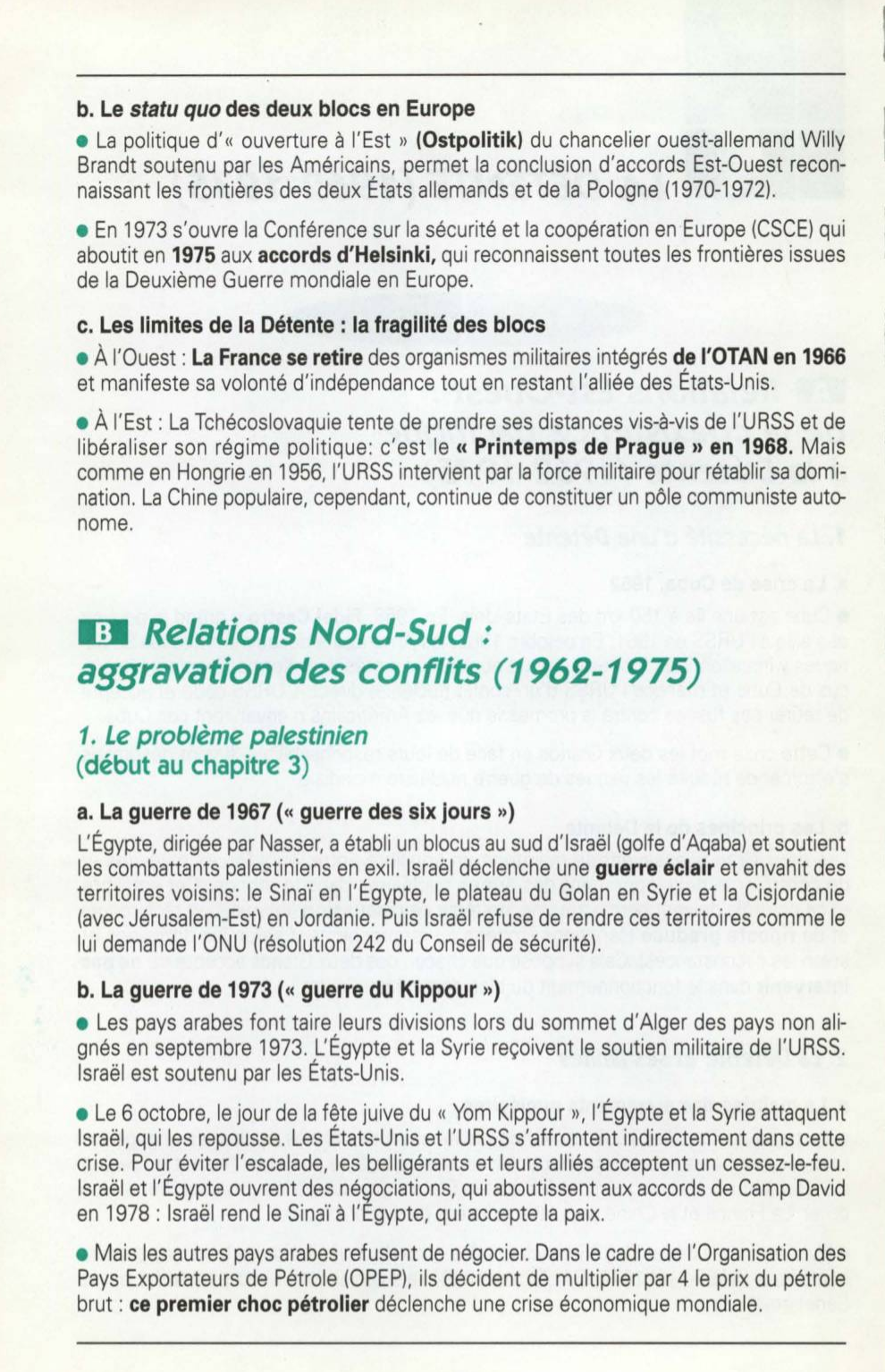 Prévisualisation du document LA DÉTENTE (1962 -1975) - HISTOIRE