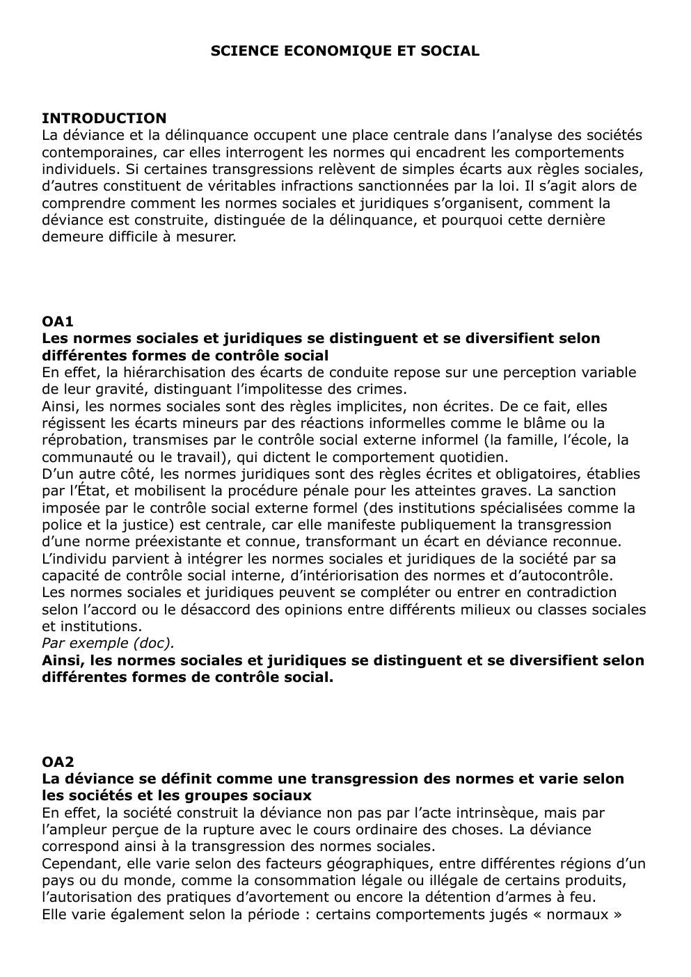 Prévisualisation du document la deviance et la delinquance