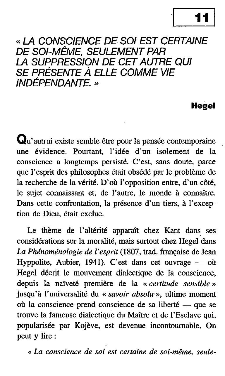 Prévisualisation du document La dialectique du Maître et de l'Esclave chez HEGEL.