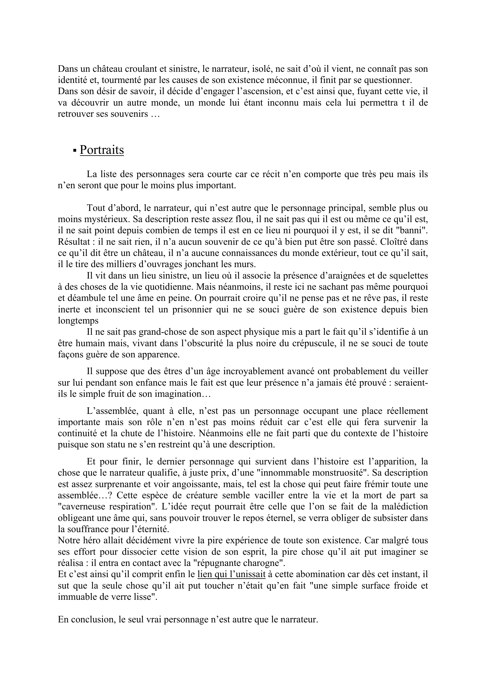 Prévisualisation du document La dimension fantastique (1er volume)

Cette anthologie comporte des nouvelles d'un genre fantastique plus ou moins marqué.