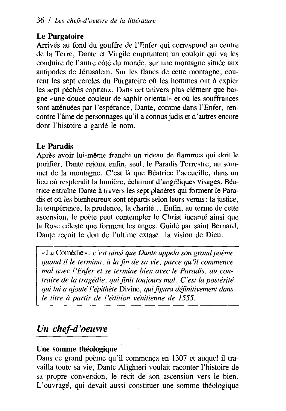 Prévisualisation du document La Divine Comédie 1307-1321 Dante Alighieri (1265-1321)