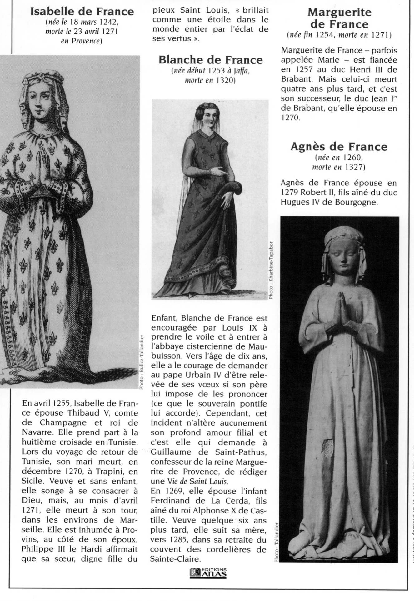 Prévisualisation du document La famille de Louis IX : La reine et ses filles