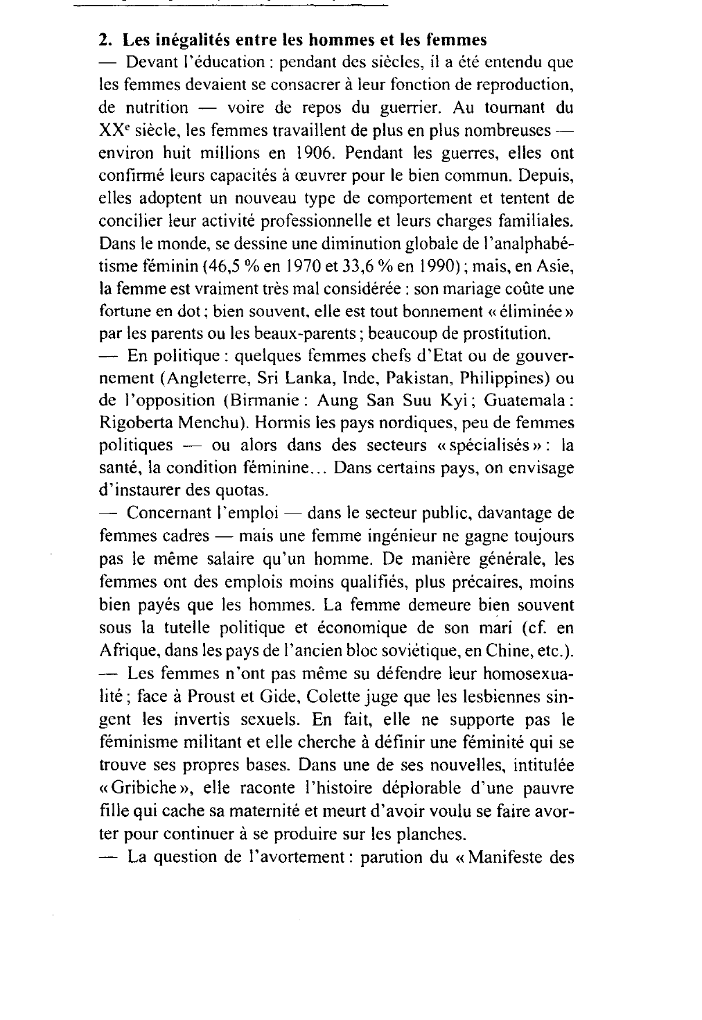 Prévisualisation du document « La femme est un problème  dont la grossesse  est la solution. » (Nietzsche)