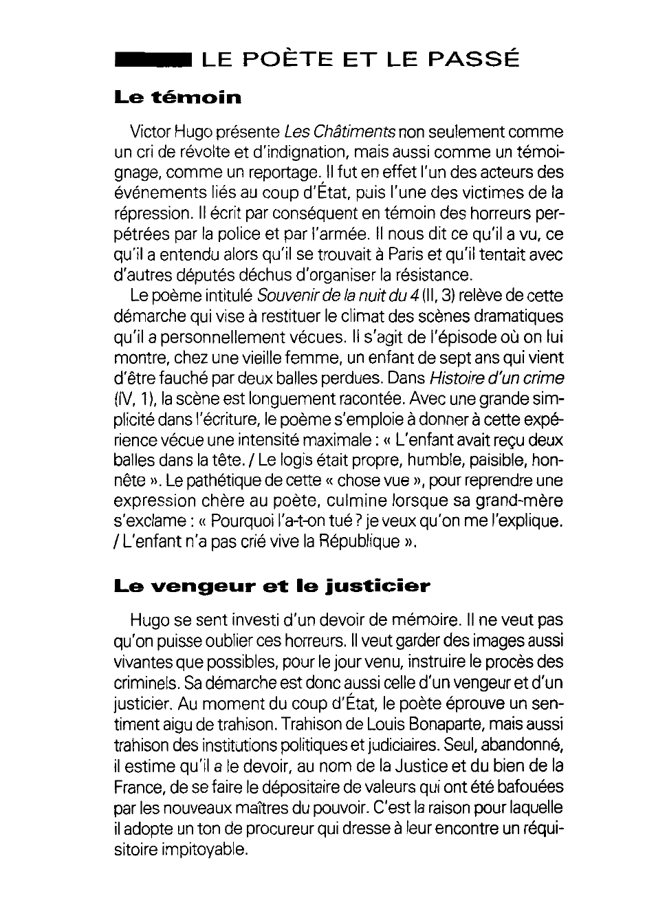 Prévisualisation du document La figure du poète DANS Les ''Châtiments'' de Victor Hugo