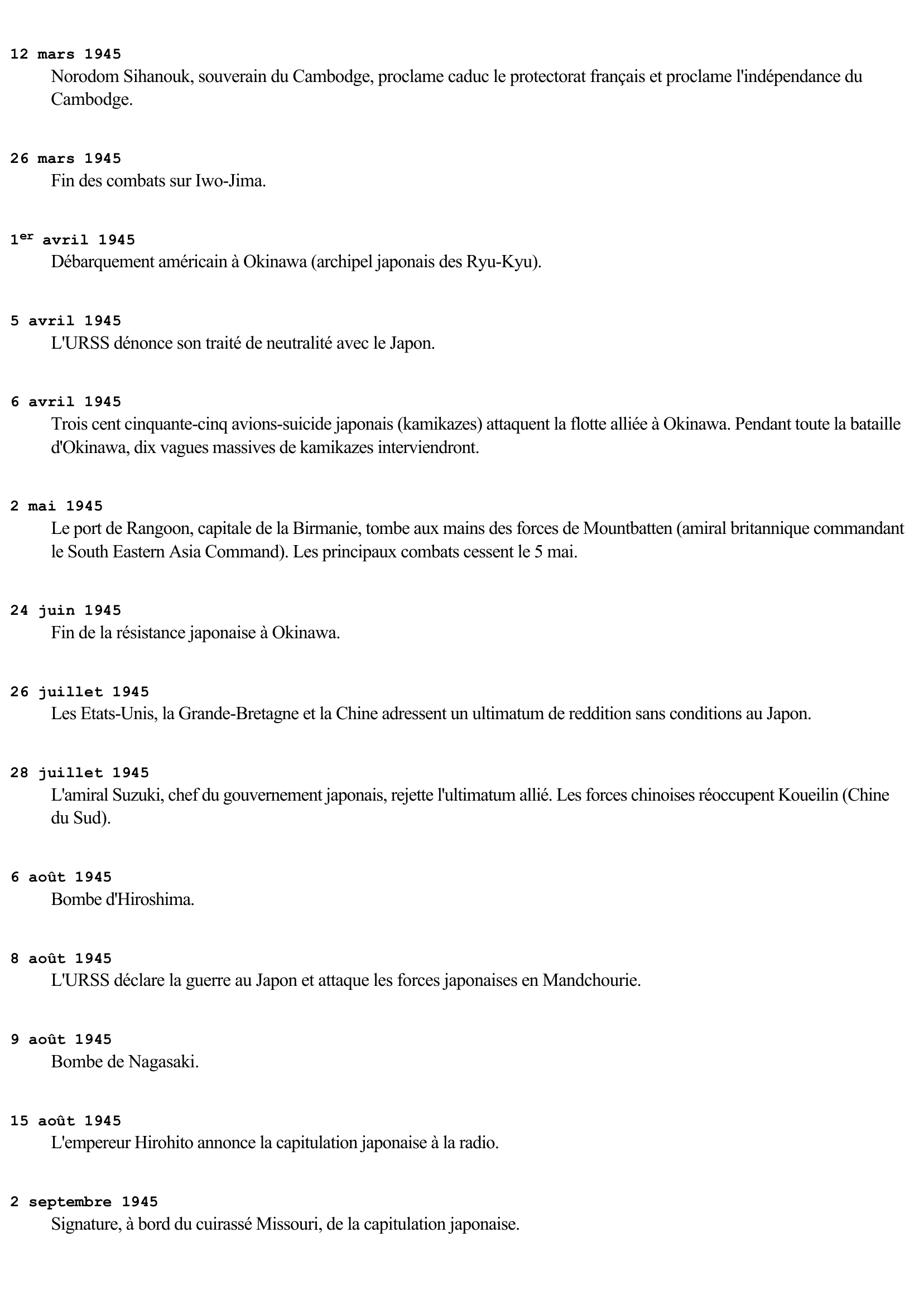 Prévisualisation du document La fin de la guerre en Asie