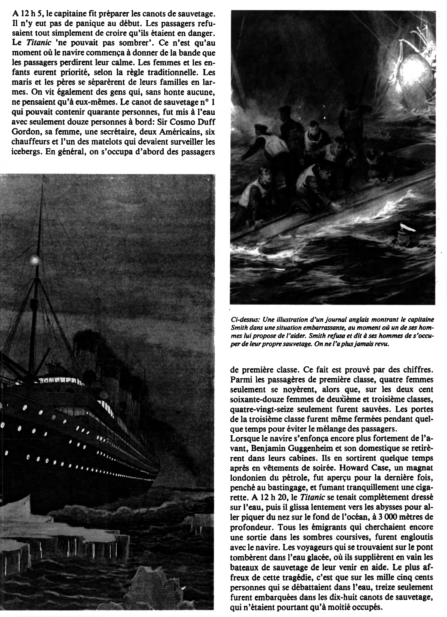 Prévisualisation du document La fin du Titanic Océan Atlantique, 1912 (histoire)