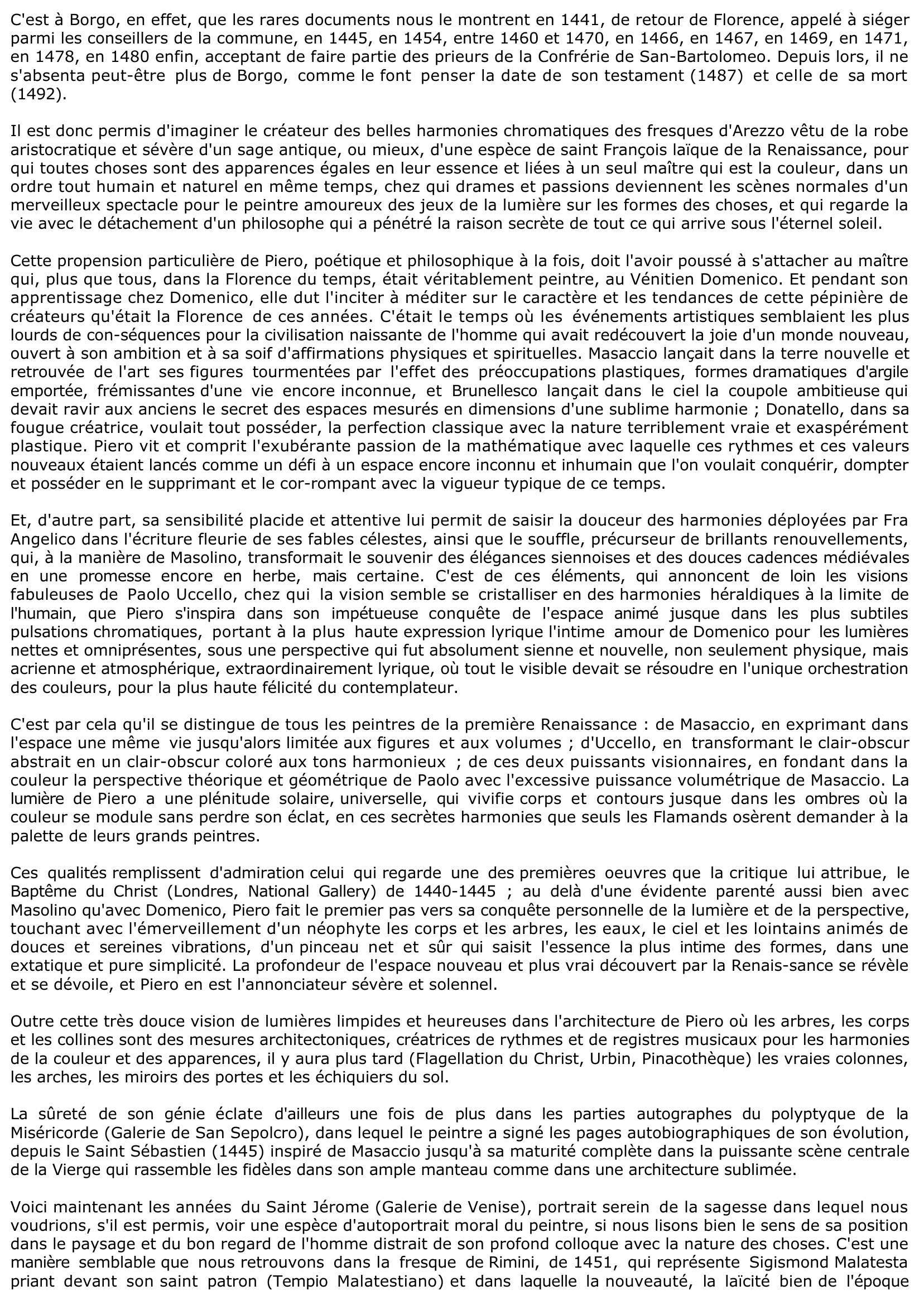 Prévisualisation du document LA FLAGELLATION DU CHRIST de Piero della Francesca