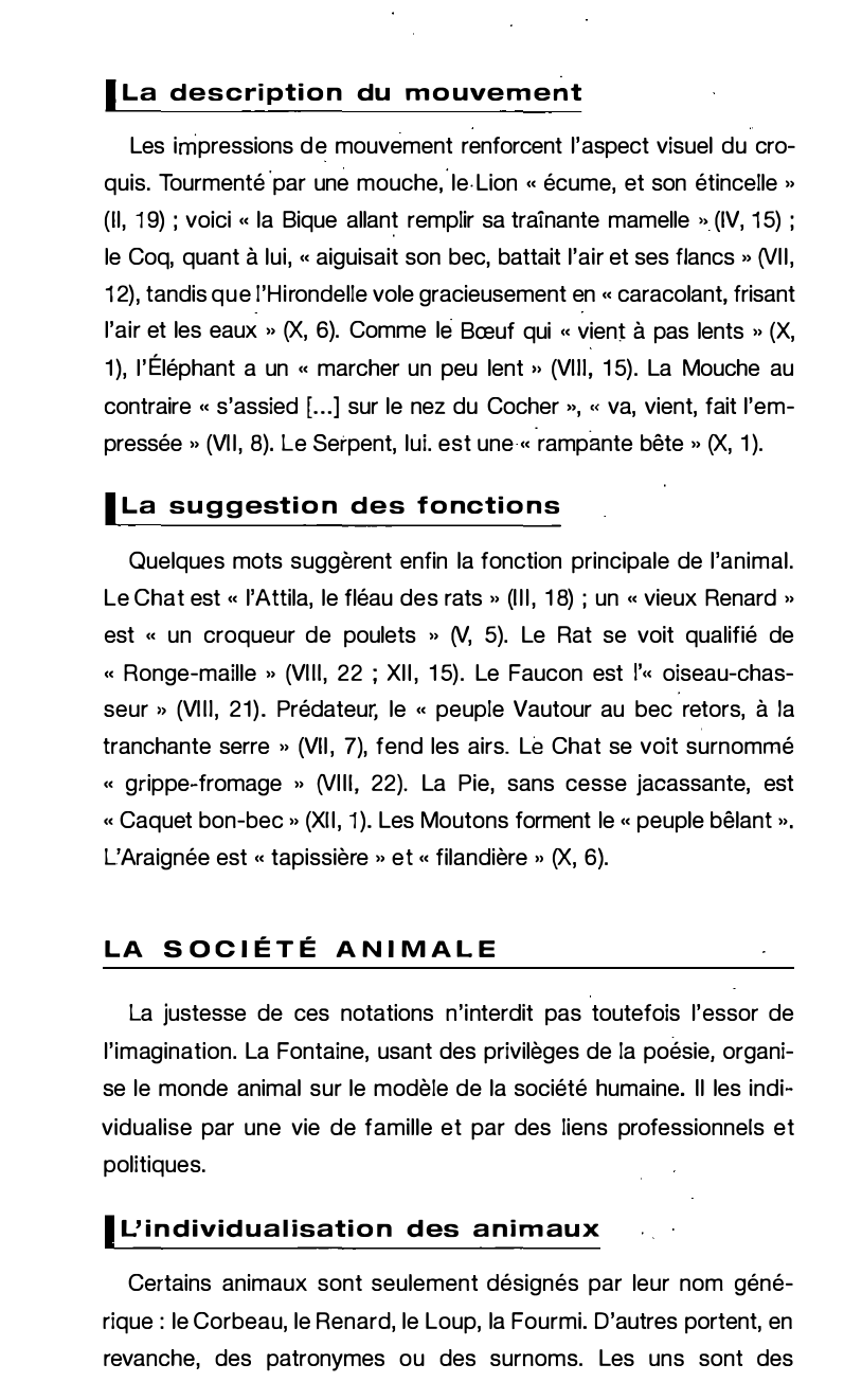 Prévisualisation du document La Fontaine, peintre des animaux